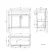 Bermuda Inky Blue Vanity with Marble Top & Oval Counter Top Basin 800mm