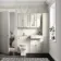 Monaco Chalk White Basin Vanity 600mm - Brushed Brass Accents