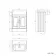 Monaco Chalk White Basin Vanity 600mm - Brushed Brass Accents