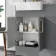 Harper Stone Grey Combination Vanity Basin & Tucson Toilet 1000mm - Brushed Brass Accents