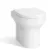 Mersey Gloss White Combination Vanity Basin and Miami Toilet 1000mm - Black Accents