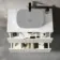 Crete Fluted Linen White Wall Hung Drawer Vanity with Marble Top 800mm - Excludes Counter Top Basin
