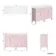 Bermuda Cashmere Pink Cabinet with Marble Top 1200mm (Excludes Basin) - Brass Knurled Handles