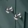 Capri Mystic Green Basin Vanity and Back To Wall Unit 1350mm (Excludes Toilet) - Chrome Handles