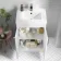 Mersey Gloss White Basin Vanity and Back To Wall Unit 1000mm - Excludes Toilet