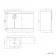 Mersey Gloss White Basin Vanity and Back To Wall Unit 1100mm (Excludes Toilet) - Black Accents
