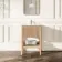 Maru Oak Carrara Marble Vanity Unit & Undermount Basin 600mm