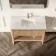 Maru Oak Carrara Marble Vanity Unit & Undermount Basin 1000mm