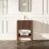 Maru Walnut Carrara Marble Vanity Unit & Undermount Basin 600mm