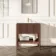 Maru Walnut Carrara Marble Vanity Unit & Undermount Basin 800mm
