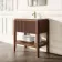 Maru Walnut Carrara Marble Vanity Unit & Undermount Basin 800mm