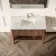 Maru Walnut Carrara Marble Vanity Unit & Undermount Basin 1000mm