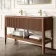 Maru Walnut Carrara Marble Vanity Unit & Undermount Basin 1400mm