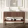 Maru Walnut Wood Grain Vanity Cabinet 1400mm with Carrara Marble Top - Basin Not Included