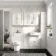 Monaco Cotton White Combination Vanity Basin and Miami Toilet 1500mm