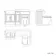 Monaco Cotton White Combination Vanity Basin and Kansas Toilet with Wooden Seat 1500mm