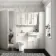 Monaco Cotton White Combination Vanity Traditional Basin and Aruba Toilet 1200mm