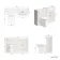 Monaco Cotton White Combination Vanity Traditional Basin with Marble Top & Aruba Toilet 1200mm