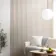 Trepanel Design® Light Oak on Antique White Felt Curve Acoustic Wood Slat Panels