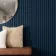 Trepanel® Texture Denim Blue Herringbone Acoustic Wood & Felt Slat Panels