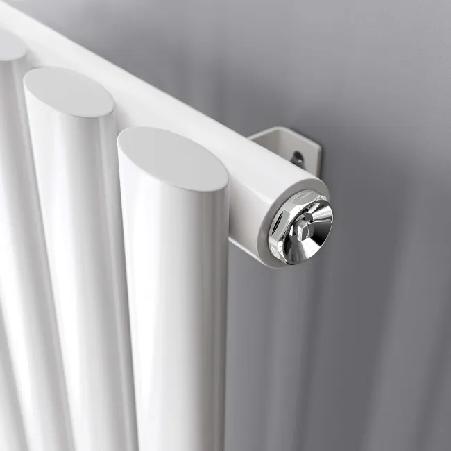 Marbella White Single Oval Panel Radiator 600x780mm