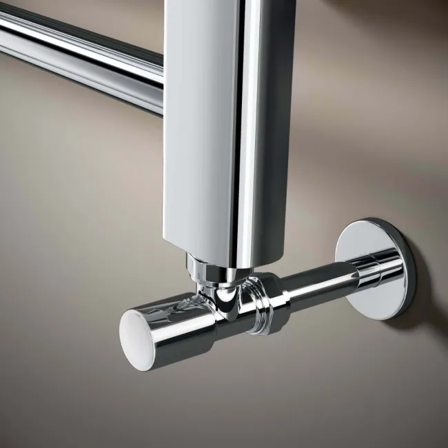 Barcelona Chrome Straight Heated Towel Rail 1200x400mm