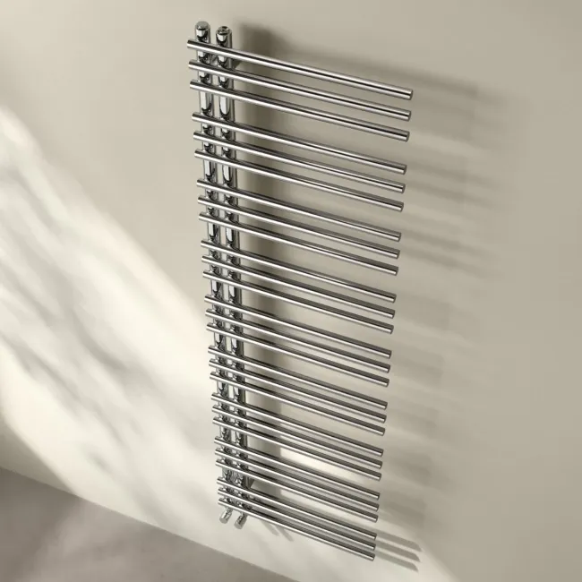 Cannes Chrome Designer Heated Towel Rail 1600x500mm