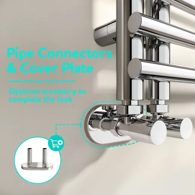 Cannes Chrome Designer Heated Towel Rail 1600x500mm