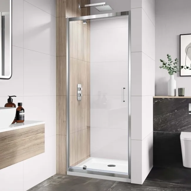 London 6mm Pivot Shower Door 900mm