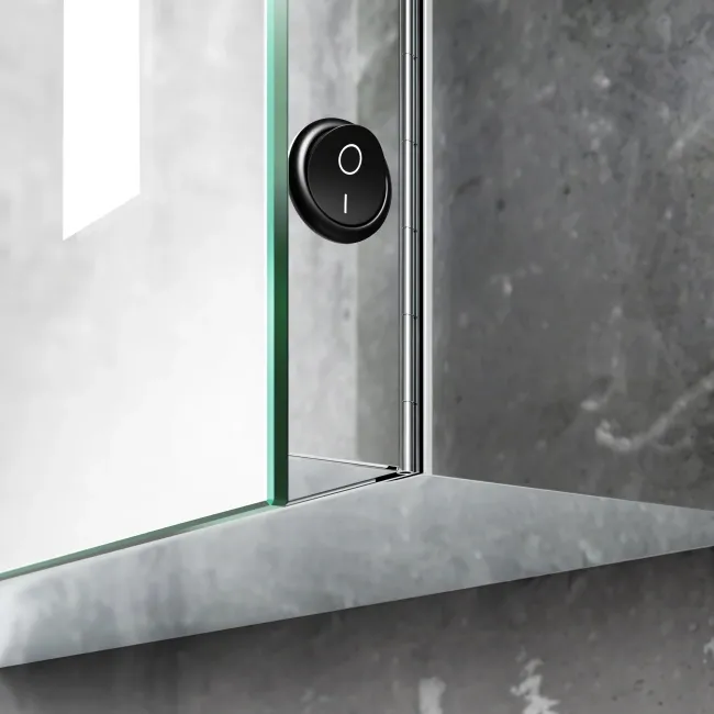 Emielia Illuminated LED Mirror Cabinet With BLUETOOTH Speaker 700x500mm