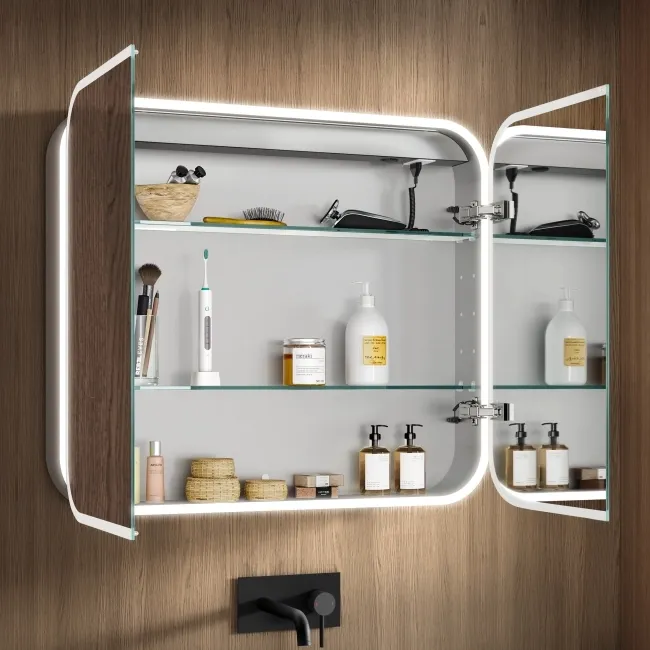 Willow Illuminated LED Mirror Cabinet 700x800mm