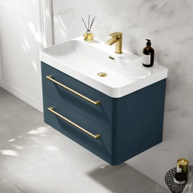 Brushed Brass Handle for Omaha Wall Hung Drawer Vanity 800mm & 1000mm
