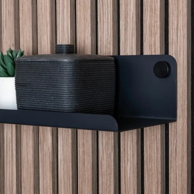 Trepanel Customise® Black Shelf 519mm Inc Black Twist-Lock System