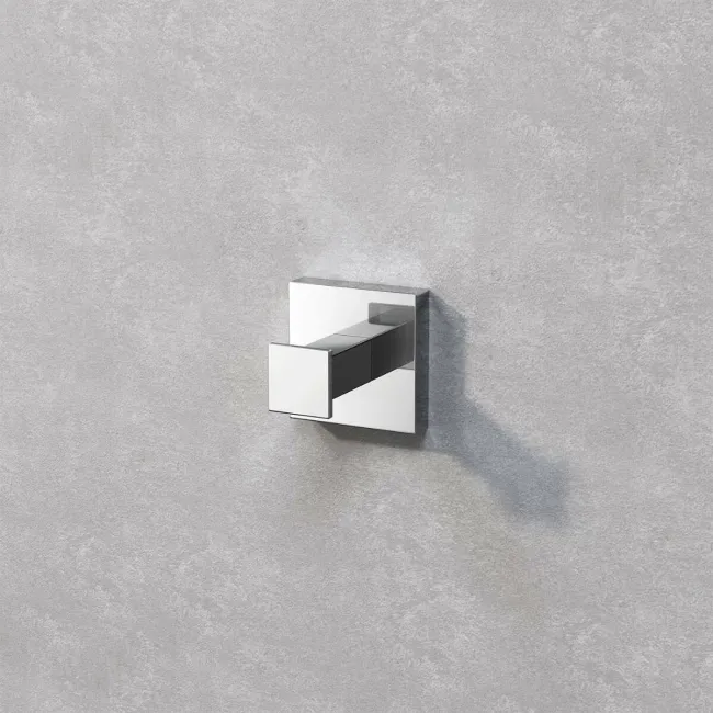 Isla chrome Square Robe Hook
