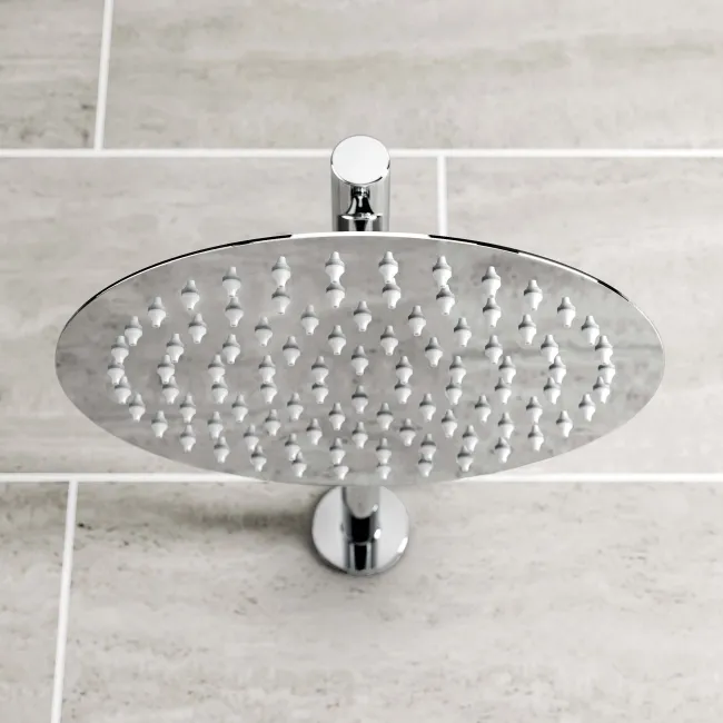 Ballina Premium Chrome Round Thermostatic Shower Set - 200mm Head