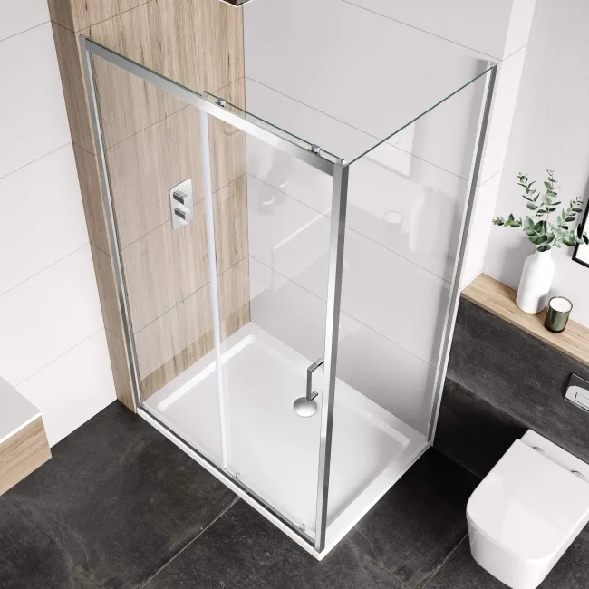 London 6mm Sliding Shower Enclosure 1100x760mm