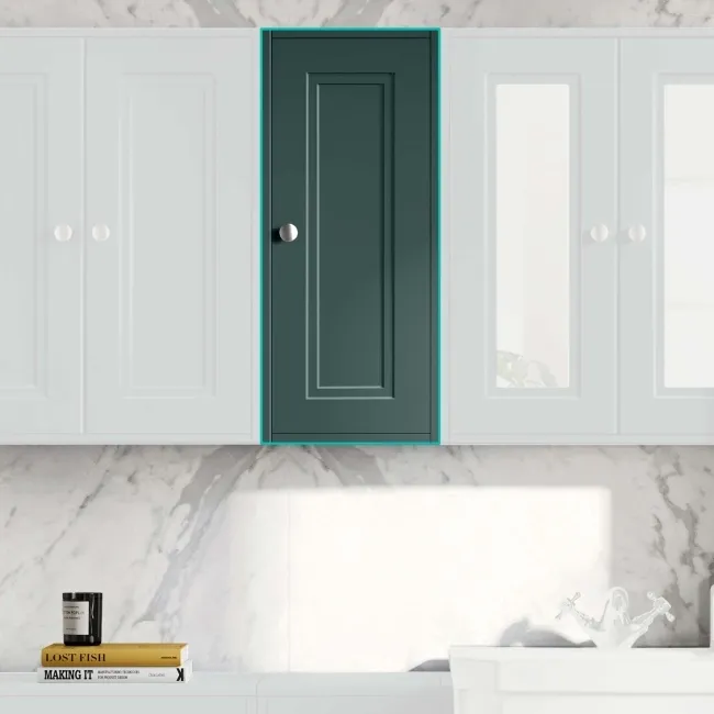 Midnight Green Wall Hung Cabinet 700x300mm