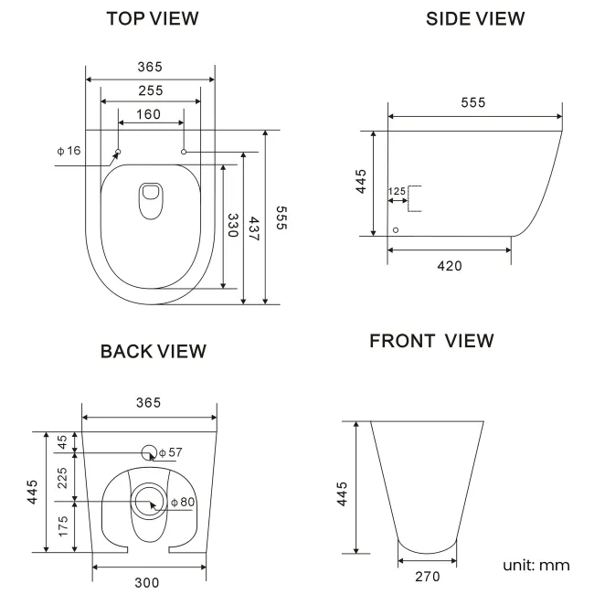 Sicily Fluted?Coastal White Vanity Basin Marble Top & Utah Comfort Height Toilet 1500mm -