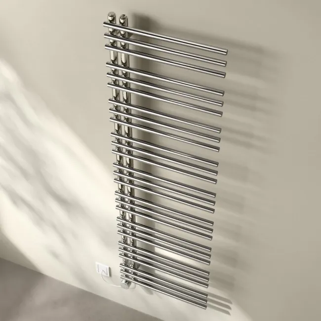 Cannes Electric Chrome Designer Heated Towel Rail 1600x500mm