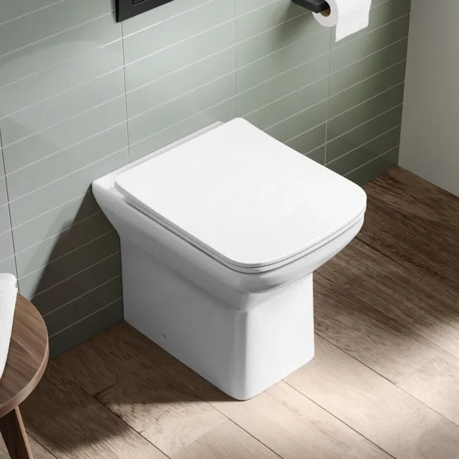 Dallas Rimless Back To Wall Toilet With Slim Soft Close Seat