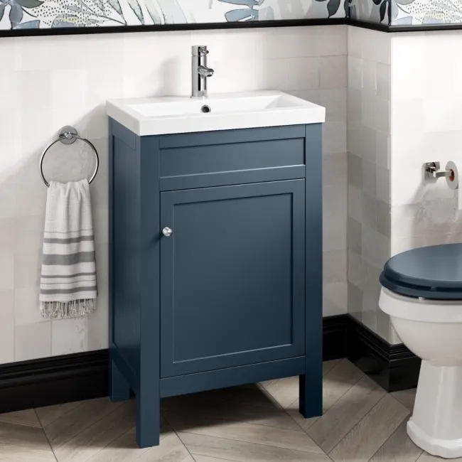 Bermuda Inky Blue Basin Vanity 500mm