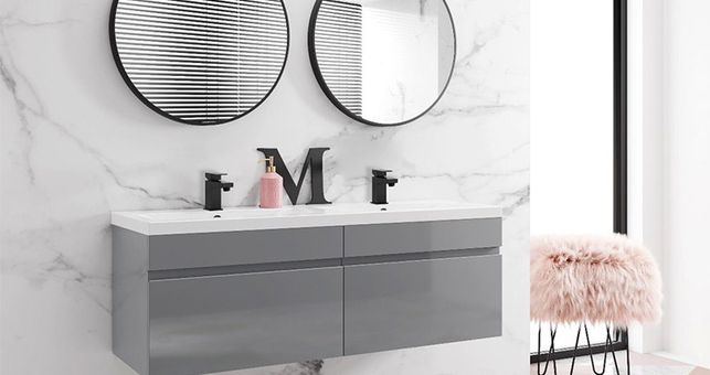 Cloakroom Ideas: Save Space with a Wall Hung Vanity Unit