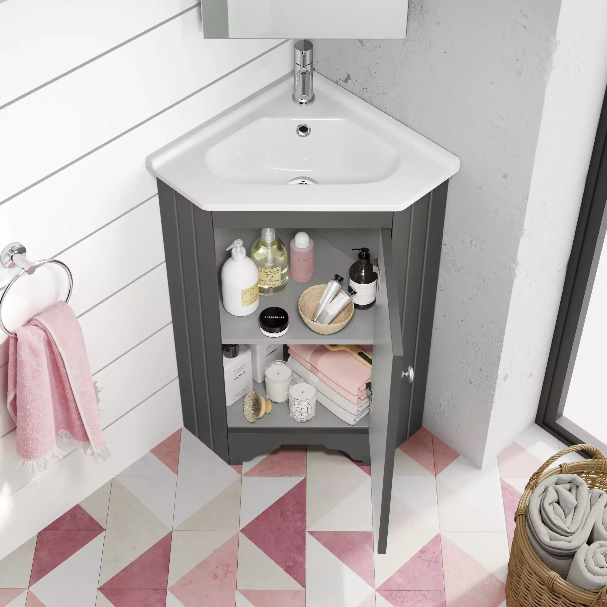 Corner Basin Buying Guide | Sizes, Types, Installation and Space-Saving Benefits