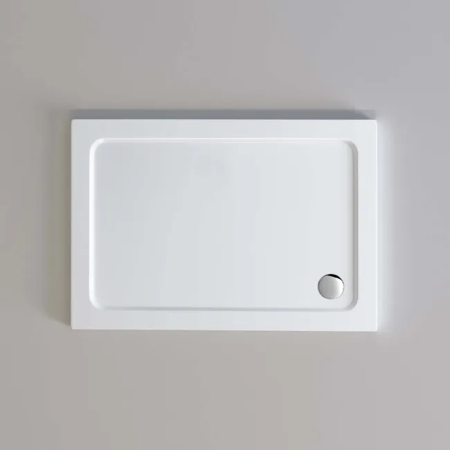 London Rectangular Stone Shower Tray & Riser | 1100x760mm