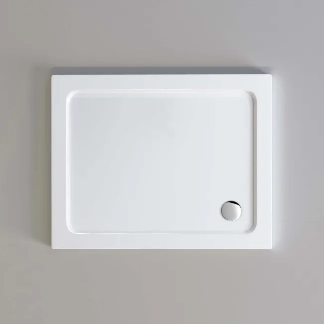 London Rectangular Stone Shower Tray & Riser | 1100x900mm
