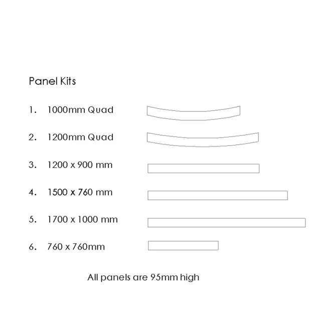 London Rectangular Stone Shower Tray & Riser | 1500x760mm