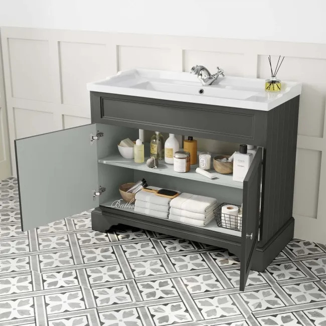 Lucia Graphite Grey Basin Vanity 1030mm