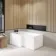 1500 Super Strength Reinforced Acrylic L Shaped Bath Front Panel
