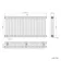 Athens Blue Triple Horizontal Radiators | 600x1190mm