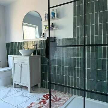 Bermuda Chalk White Vanity with Marble Top & Oval Counter Top Basin 600mm